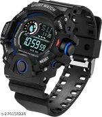 Royal look Digital Watch Shockproof Multi-Functional Automatic Black Color Strap Waterproof Digital Sports Watch for Men's Kids Watch for Boys Watch for Men Pack of 1 Watch Water Resistance Digital Watch