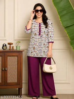Trendy Fashionable Women Top & Bottom Sets