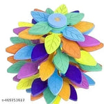 7 Ring Colorful Teddy Rings with Smiley Stacking Play Set Toy for Kids (Multicolor)