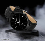 men black stylish paidu PU belt watch