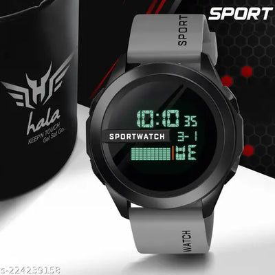 HALA HL-1140 Sports Stylish Digital Watch Black Dial For Mens