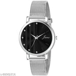 Jainx JW691 Blue Dial Mesh Band Analog Watch - For Women