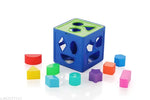 Shape Sorting Cube with 18 Shape and Different Color - Kids Activity Toys - Learning and Educational Toys with Multicolour (ISI Approved) (19 pieces)