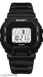 HA-LA Lapgo HL-2022 New Trending Full Black Ring Black Round Waterproof Gym Fitness Freek  HL-2022-DTL-BLK Digital Watch - For Men Sports watch