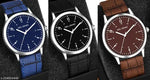DOIL DOMEC Pack of 2 Black and Brown Trending new Watch for men l Men Watches l New Watches | Lather Watches | Sports Watches | Black watches | Blue Watches New Watches |