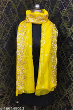 Embroidered work Net Dupatta for Women