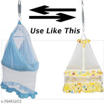 MINIKIDZ Baby Infant jhula Swing Cradle Stainless Steel Baby Cradle Spring hanging spring  (Silver)