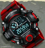 Royal look Digital Watch Shockproof Multi-Functional Automatic Black Color Strap Waterproof Digital Sports Watch for Men's Kids Watch for Boys Watch for Men Pack of 1 Watch Water Resistance Digital Watch