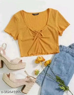 Stylish Deep neck crop for women