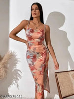White imported net dress