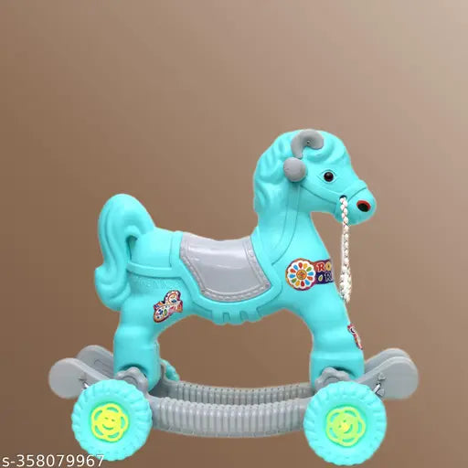 Baby Horse Rider And Rocker Toy For Kids Multicolor
