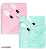 Kin and tin pack of 2 Soft and Gentle Muslin Baby Towels - Perfect for Your Little One