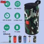 Wireless rechargeable portable Premium bass Multimedia 10 W Bluetooth Speaker ( Multicolour as per stock )