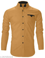 ZOMBOMSTAR Men's Cotton Regular Fit Casual Shirt