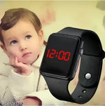 Fashion Kids Digital Date and Time Black Dial LED Watch for Stylish Kids Unisex Birthday Gift Digital Children Watch for Boys & Girls | Pack of 2