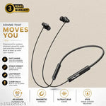 Transparent Bluetooth Neckband | 48Hrs Playtime | 4 Voice Changer Modes | HD Sound | Noise Isolation | High-Quality Mic | Type-C Fast Charging ( Green | Pack Of 1 )