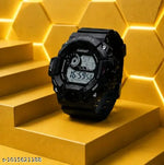 HA-LA Lapgo HL-2022 New Trending Full Black Ring Black Round Waterproof Gym Fitness Freek  HL-2022-DTL-BLK Digital Watch - For Men Sports watch