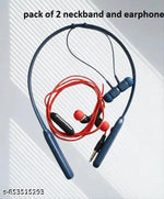 neckband and wired earphone combo offer pack of 2