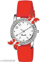 fashion jewellery new for woman and girlsTrendy Watch Bracelet Combo for Girls – Available in Black, White, Blue, Red & Pink