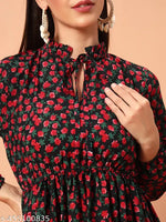 OTABU | Dress For Women | Women's Abstract A-line Peach Skirts