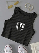Jagsons  Womens & Girls Summer Graphic Printed Tank Top