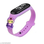 GOODLIKE Kitty Cat. Character Multicolored Glowing Light and Musical Digital Girl's Wrist Watch | Unique Cute Cartoon Character on Strap | Soft Silicone. Strap | Suitable for Age 3-12 Year Kids