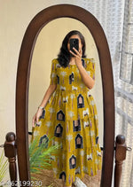 Women's Rayon Printed Anarkali Kurta Women & Girls | Women's Kurtas & Kurtis