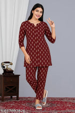 Trendy Fashionable Women Top & Bottom Sets