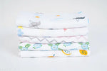 Kin and tin pack of 2 Soft and Gentle Muslin Baby Towels - Perfect for Your Little One
