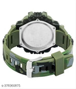 Fancy round Dial Army Color Sport Watch For Young Boys