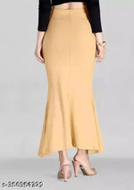 SHAPWEAR Microfiber Fishcut Flare Saree Shapewear, Petticoat, Skirts for Women, Lycra Shape Wear