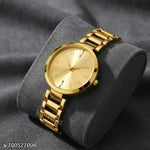 Vinar  Silver Dial Rose Belt Grils and Women Analog Watch