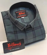 FINE QUALITY COMFORTABLE COTTON FULL SLEEVES FORMAL AND CASUAL CHECK SINGLE POCKET SHIRT