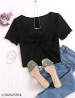 Stylish Deep neck crop for women