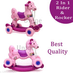 1 years baby horse ride on toy for kids vehicle slide toys for 1-3 years babies, ride & rocker birthday gift, Grey colour