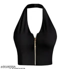 embroidary crop top with cross