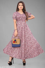 New Floral Dress With Digital Floral Print