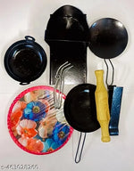 SUTEKI Small Kitchen Set Great Kitchen Toys for Girls, Gift  Total 6 Item