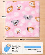 BRANDONN Baby Blanket New Born Pack of Wrapper Cum Crib Blanket For Baby Boys And Baby Girls
