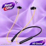 BT-235 Wireless Bluetooth Neckband – 20H Battery Life, Deep Bass, Type-C Fast Charging, Magnetic Lock, HD Mic & Sound, Stylish Metal Finish (Blue)