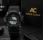 White Dial Multi-Functional Automatic Waterproof synthetic Green Strap Sport Digital Watch - For Boys