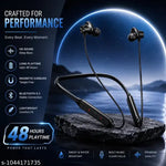 Bluetooth Neckband NB-111 Boom Bass Sound | Neckband Metal Design Type-C Fast Charge 8 Hour Playtime