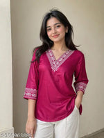 Kashmiri kurti/short kurti/kashmiri top/short top for women/girls
