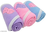 BRANDONN Baby Blanket New Born Hooded Wrapper Cum baby Swaddle Blanket For Baby Boys And Baby Girls Pack of 4