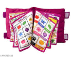 Amrut Internationals Kids Cotton Abcd Learning Toys Cushion Best For Birthday Gift, Red Colour Kids Learning Cushion Book