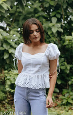 Corian Stylish Top Half Sleeve For Woman