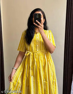 Women's Rayon Printed Anarkali Kurta Women & Girls | Women's Kurtas & Kurtis