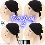 Muslim wear Hijab cap naqab top.Packi of 6