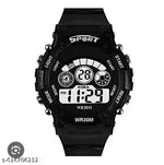 Grey Colour Digital Led Watch for Unisex Kids Boys n Girls