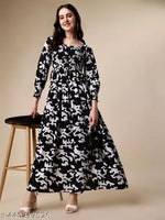 OTABU | Dress For Women | Women's Abstract A-line Peach Skirts